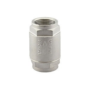 BSP STAINLESS STEEL SPRING NRV PN63 PTFE SEAT