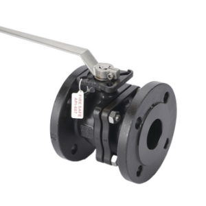 PN16/PN40 FLANGED C/ST 2PCE Firesafe Atex FBBV D/MOUNT LEVER OP