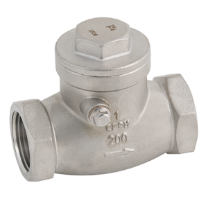 BSP STAINLESS STEEL SWING CHECK VALVE 200PSI