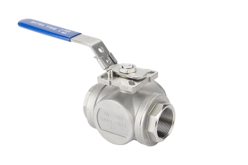 BSP ST/ST 3-WAY T-PORT D/MOUNT B/VALVE LVR