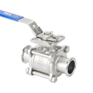 CLAMP END ST/ST 3PCE BV D/MOUNT LEVER OP