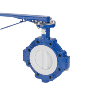 Lugged and Tapped Butterfly Valve PTFE Disc & Liner Manual Operated